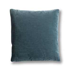 Ginger Square Cushion - soft square accent cushion in lake blue | Image 5 | InSTYLE Home & Rugs