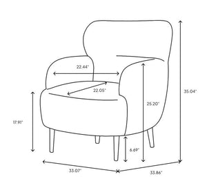 Ginger Accent Chair - compact accent chair for adding personality to any room | Image 16 | InSTYLE Home & Rugs
