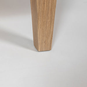 Hara Coffee Table in natural oak with drawer and brushed gold hardware | InSTYLE Home & Rugs