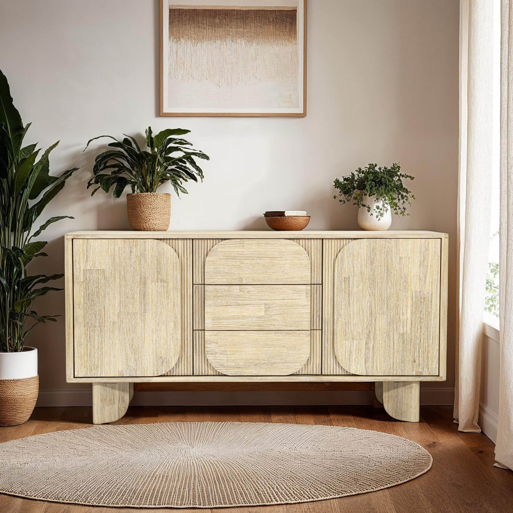Haru Sideboard - sleek sideboard for storage | Image 2 | InSTYLE Home & Rugs