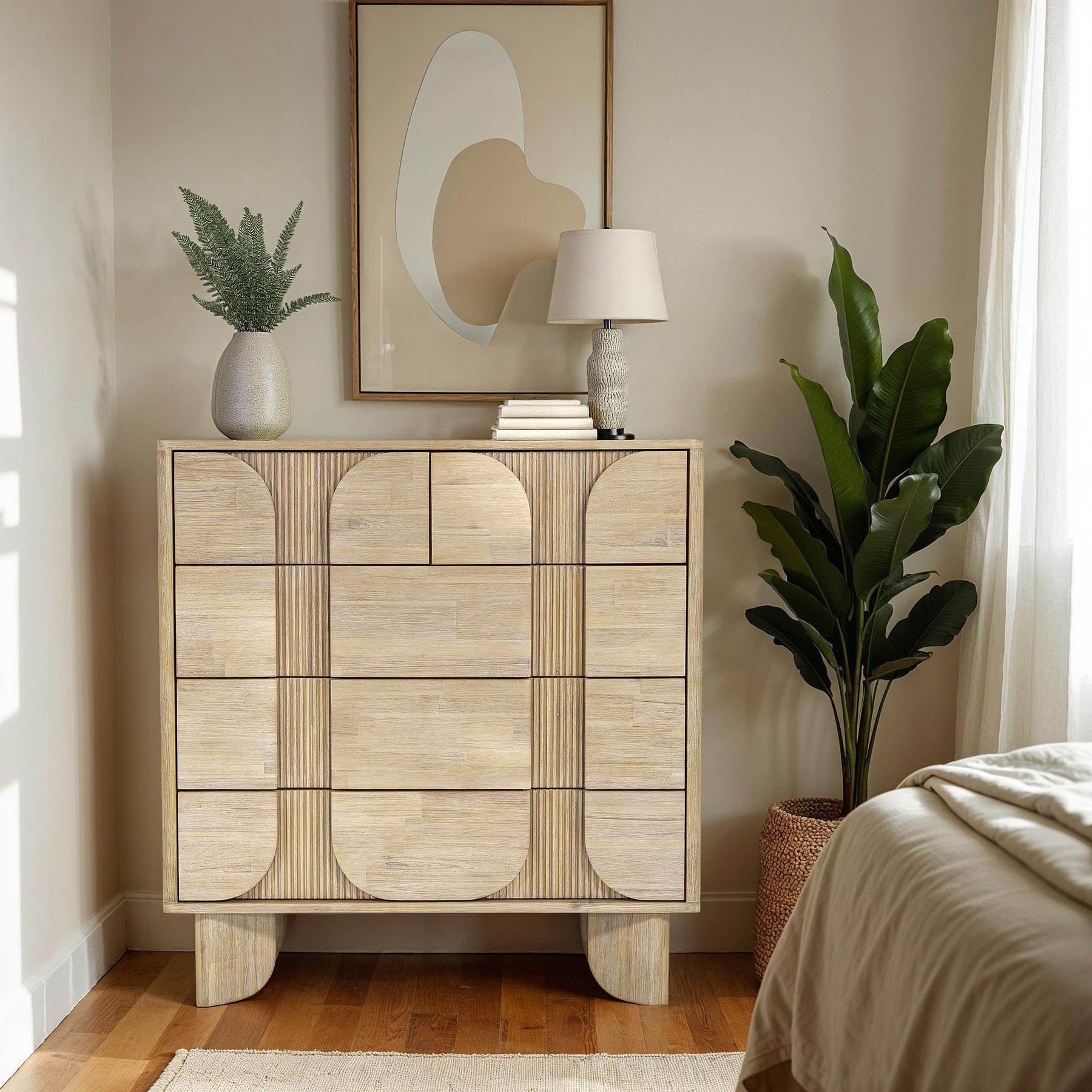 Haru 5 Drawer Chest - spacious drawer for organized storage in any room | Image 2 | InSTYLE Home & Rugs