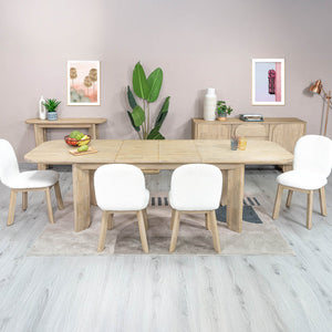 Haru Extension Dining Table (70"/102") - comfortable dining experience | Image 19 | InSTYLE Home & Rugs