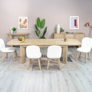 Haru Extension Dining Table (70"/102") - comfortable dining experience | Image 20 | InSTYLE Home & Rugs