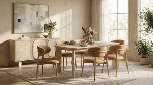 Haru Extension Dining Table (70"/102") - comfortable dining experience | Image 21 | InSTYLE Home & Rugs