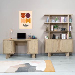 Haru Bookcase - wooden bookcases with multiple shelves for ample storage | Image 18 | InSTYLE Home & Rugs