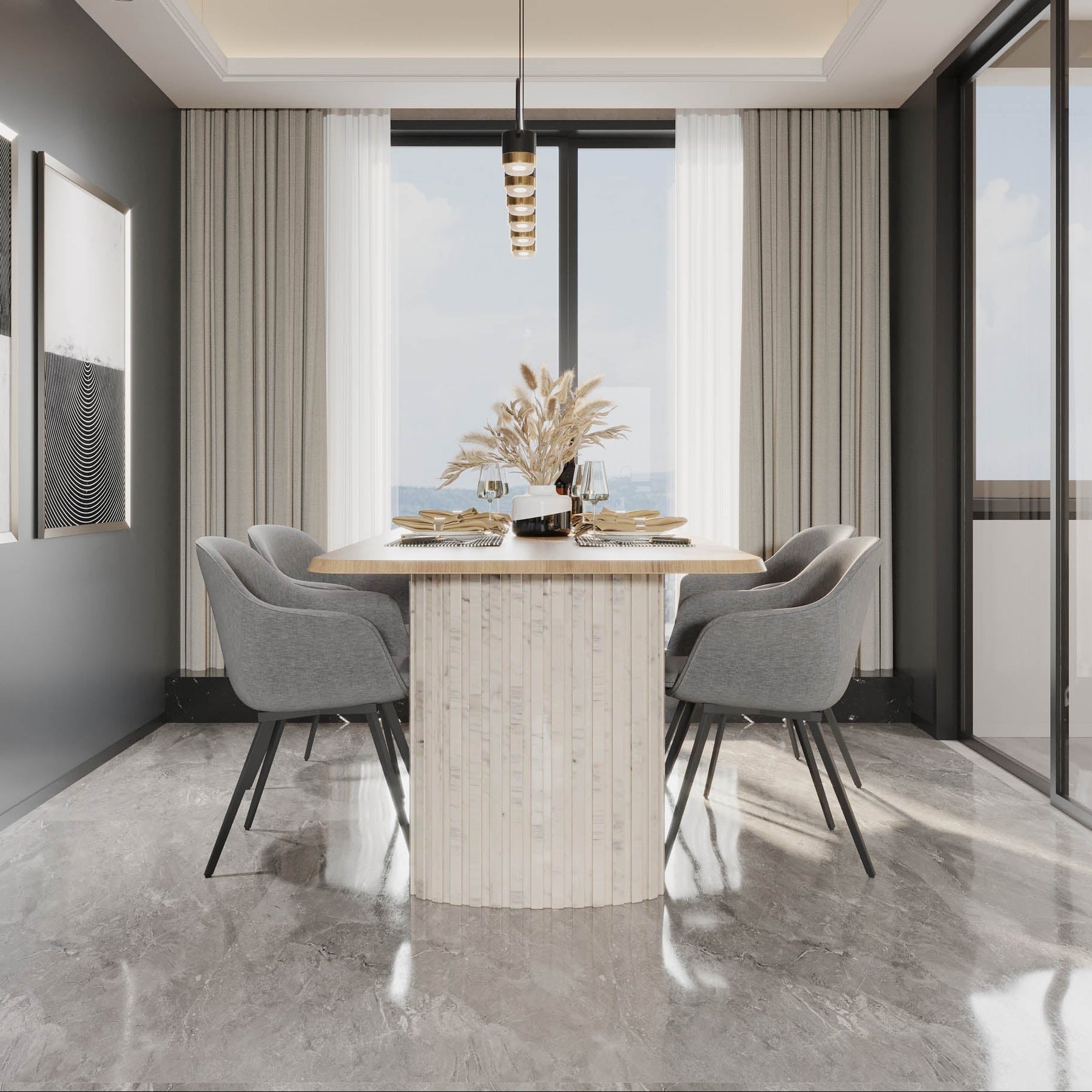Hedron Dining Table - stylish chairs for any table | Image 2 | InSTYLE Home & Rugs
