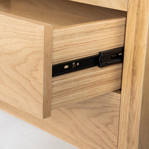 Hara 6-Drawer Tall Dresser — Beech Veneer with Brushed Gold - six-drawer tall dresser in beech veneer with brushed gold hardware | Image 14 | InSTYLE Home & Rugs