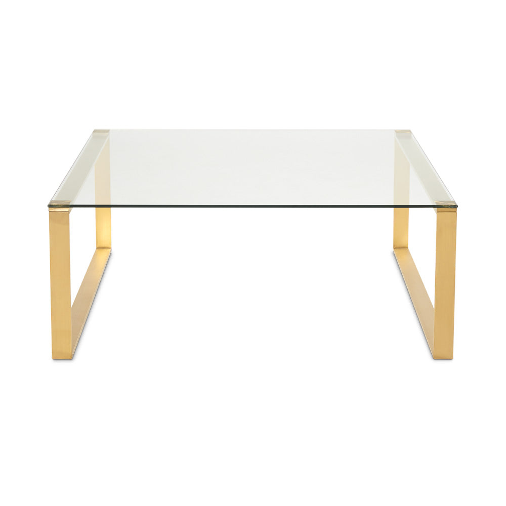 DAVID SQUARE Coffee Table GY-CT-10915SQ-G BRUSHED GOLD - available in various materials and finishes | Image 1 | InSTYLE Home & Rugs