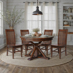 Irish Coast Round 47/63" Extension Dining Table - stylish chairs for any table | Image 7 | InSTYLE Home & Rugs