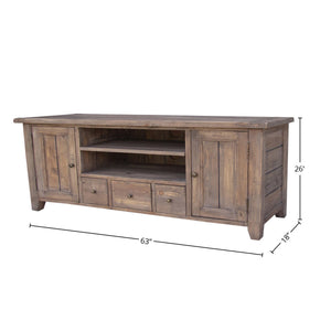 Irish Coast Regular Media Unit - compact media unit for small spaces with a stylish design | Image 3 | InSTYLE Home & Rugs