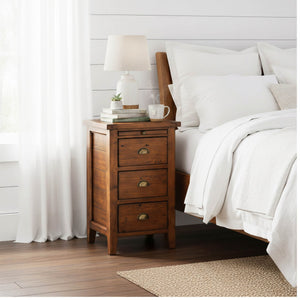Irish Coast 3 Drw Nightstand - modern storage for your bedside | Image 2 | InSTYLE Home & Rugs