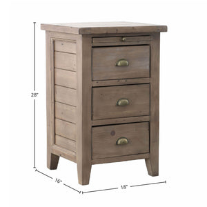 Irish Coast 3 Drw Nightstand - modern storage for your bedside | Image 3 | InSTYLE Home & Rugs