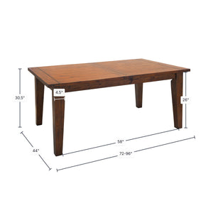 Irish Coast Large Extension Dining Table (72"/96") - elegant seating for dining areas | Image 3 | InSTYLE Home & Rugs