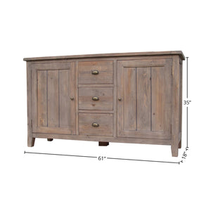Irish Coast Large Sideboard - sleek sideboard for storage | Image 2 | InSTYLE Home & Rugs