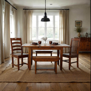 Irish Coast Regular Extension Dining Table (55"/71") - comfortable dining experience | Image 2 | InSTYLE Home & Rugs