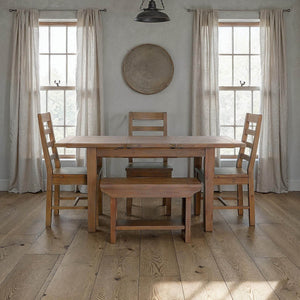 Irish Coast Small Extension Dining Table (47"/62") - stylish chairs for any table | Image 2 | InSTYLE Home & Rugs