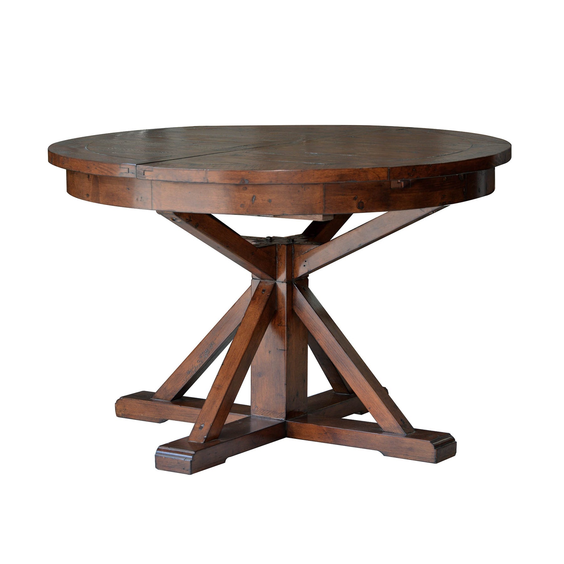 Irish Coast Round 47/63" Extension Dining Table - stylish chairs for any table | Image 1 | InSTYLE Home & Rugs