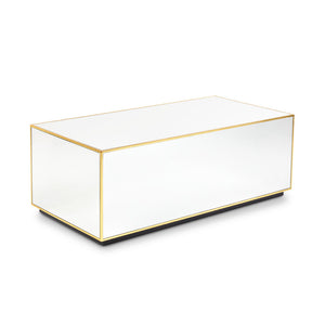 Mirror Coffee Table GY-CT-1365 Antique Gold foiling - modern design for any room | Image 2 | InSTYLE Home & Rugs