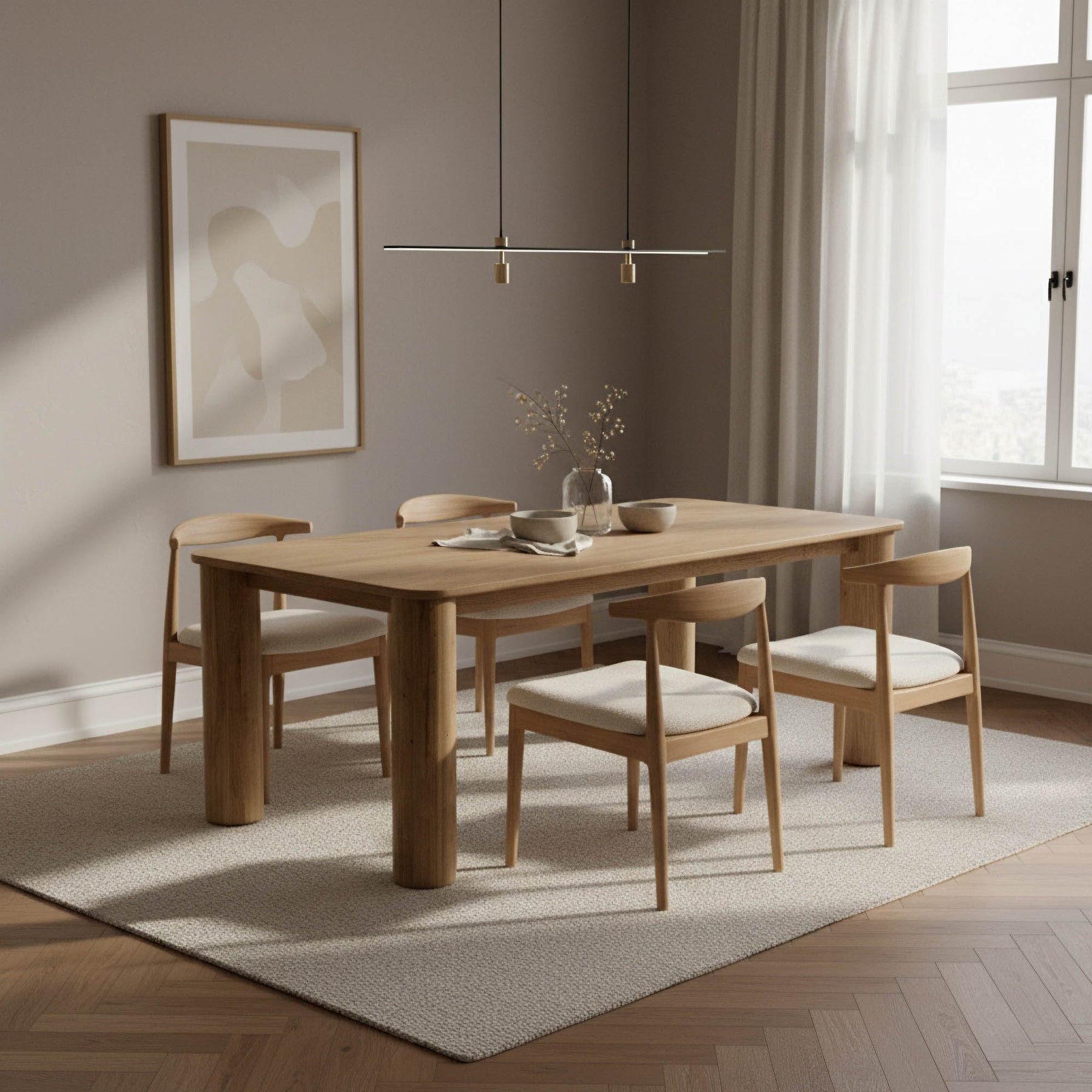 Jasper Dining Table - comfortable dining experience | Image 2 | InSTYLE Home & Rugs