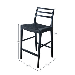 Java Bar Stool w/ 28" Seat Height - compact and stylish design | Image 2 | InSTYLE Home & Rugs
