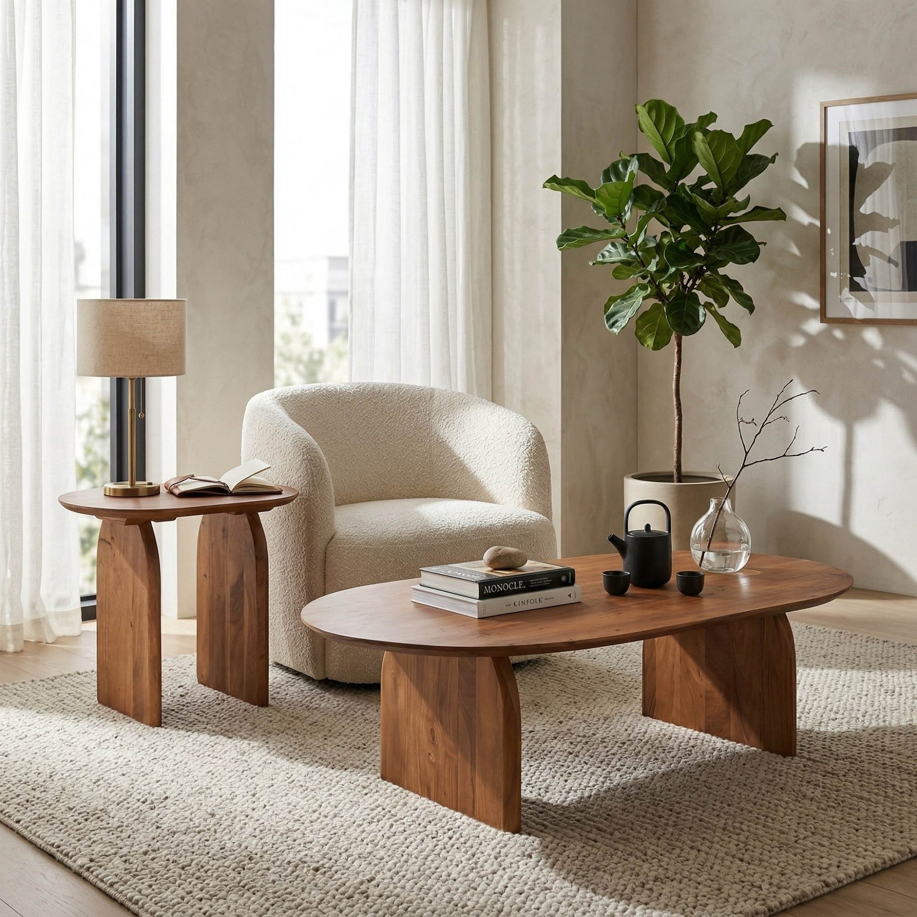 Domingo Side Table - available in a variety of materials and styles | Image 2 | InSTYLE Home & Rugs