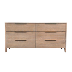Kamelia 6 Drawer Dresser - stylish dresser with modern flair | Image 4 | InSTYLE Home & Rugs