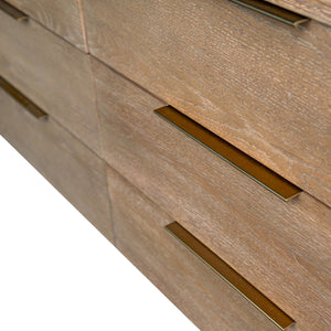 Kamelia 6 Drawer Dresser - stylish dresser with modern flair | Image 6 | InSTYLE Home & Rugs