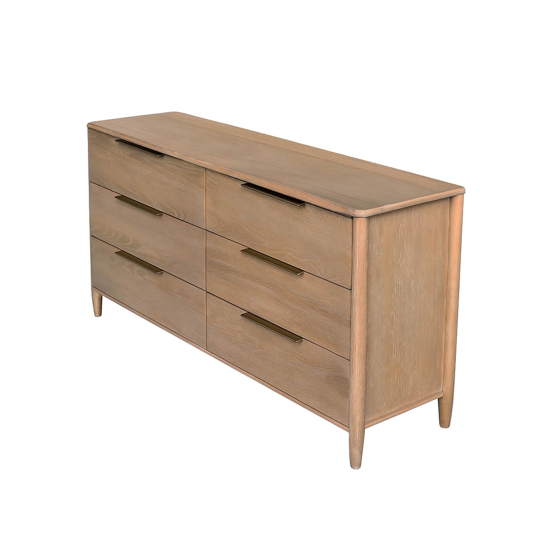 Kamelia 6 Drawer Dresser - stylish dresser with modern flair | Image 1 | InSTYLE Home & Rugs