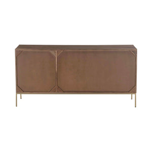 Kenzo Sideboard w/ Brass Hexagons - versatile sideboards cabinets for organized home storage | Image 12 | InSTYLE Home & Rugs