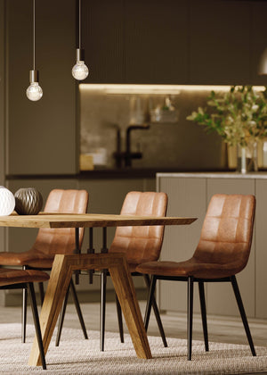 Landmark Dining Table 84" - comfortable dining experience | Image 12 | InSTYLE Home & Rugs