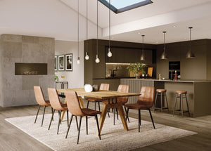 Landmark Dining Table 84" - comfortable dining experience | Image 2 | InSTYLE Home & Rugs