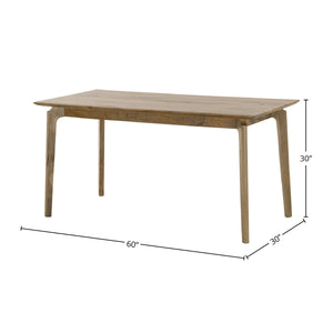 Kenzo Dining Table Small 60” – Natural - elegant seating for dining areas | Image 13 | InSTYLE Home & Rugs