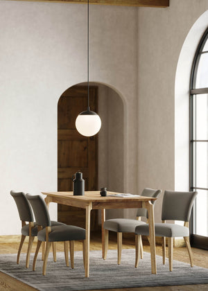Kenzo Dining Table Small 60” – Natural - elegant seating for dining areas | Image 2 | InSTYLE Home & Rugs