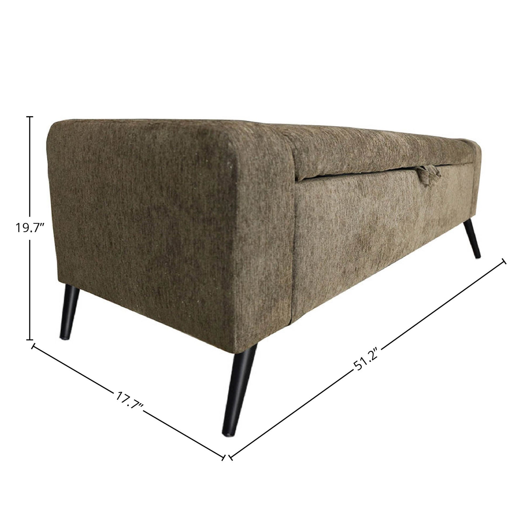 Khloe Storage Bench - stylish bench for any space | Image 2 | InSTYLE Home & Rugs
