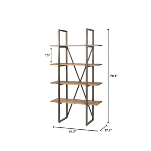 Kenya Small Cain Rack - spacious bookcases for organizing and displaying your books | Image 3 | InSTYLE Home & Rugs