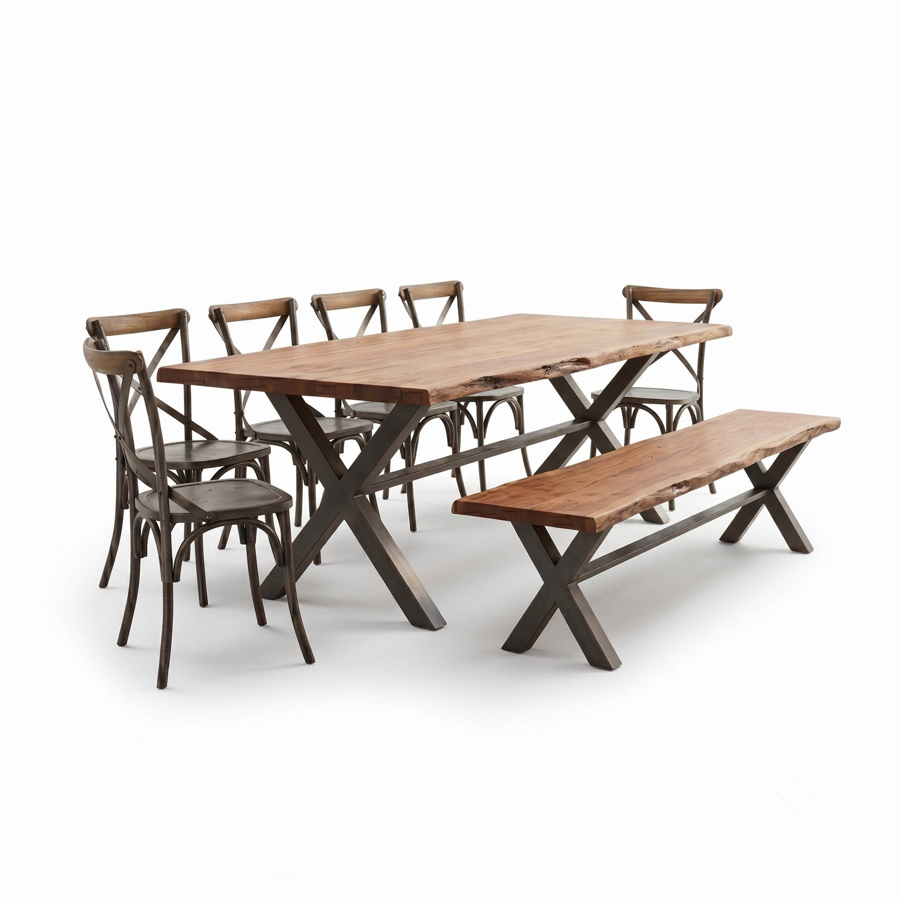Restore Dining Table 98" BOGO Set - elegant seating for dining areas | Image 1 | InSTYLE Home & Rugs