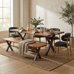 Restore Dining Table 82" - elegant seating for dining areas | Image 2 | InSTYLE Home & Rugs