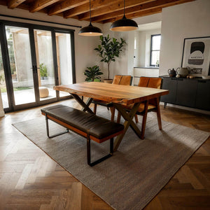 Restore Dining Table 70" - elegant seating for dining areas | Image 2 | InSTYLE Home & Rugs