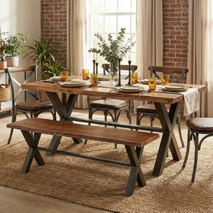 Restore Bench 59" - durable bench with modern style | Image 2 | InSTYLE Home & Rugs