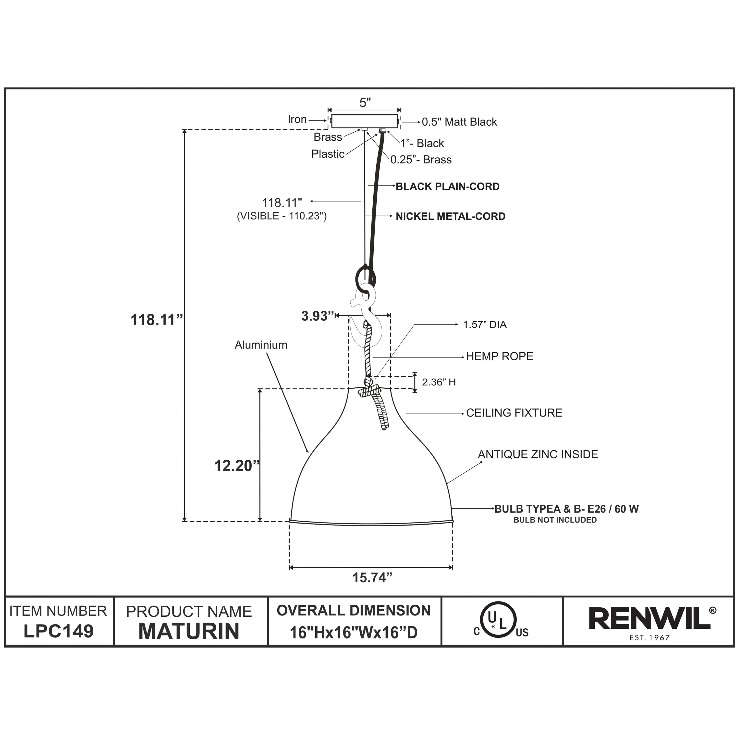 Maturin - wide variety of lighting fixtures for every room | Image 2 | InSTYLE Home & Rugs