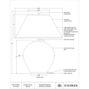 Bronce - from table lamps to chandeliers and floor lamps | Image 4 | InSTYLE Home & Rugs