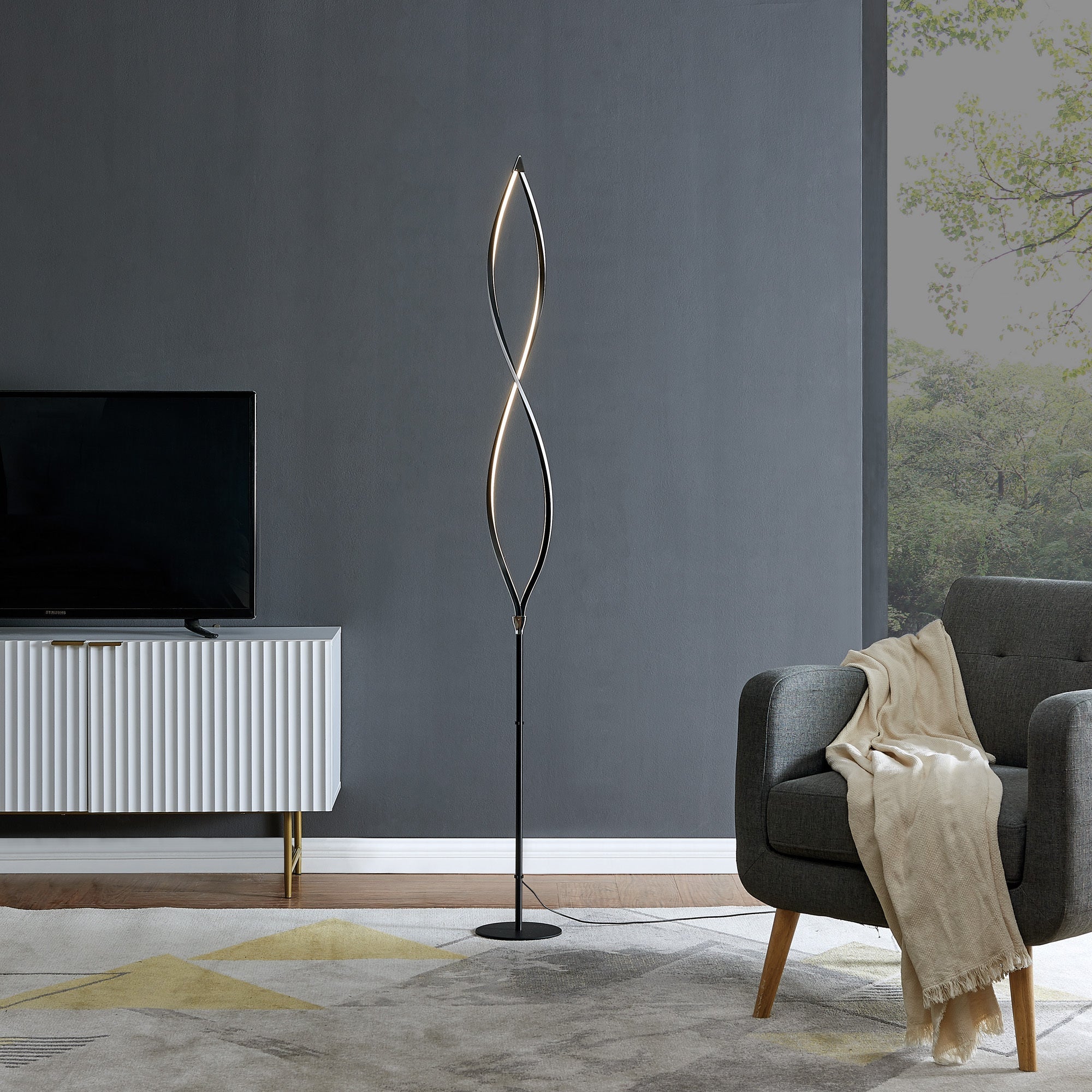 KYLE Floor Lamp - perfect lighting for modern homes | Image 1 | InSTYLE Home & Rugs
