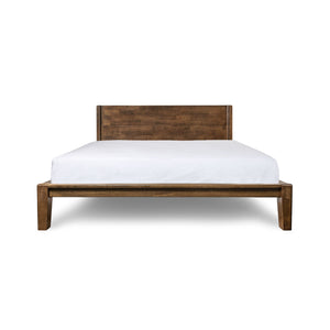 Luna Wood Tool-Free Bed — Solid Rubberwood Platform Bed - solid rubberwood platform bed with tool-free assembly | Image 19 | InSTYLE Home & Rugs