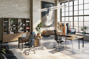 BDI Linea 50" Two-Shelf System 580012 - versatile shelf for organizing books, decor, and more | Image 5 | InSTYLE Home & Rugs