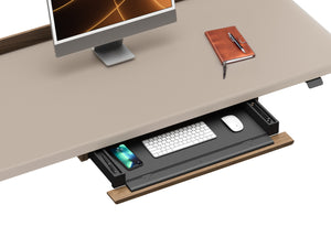 BDI Luma 6769 Keyboard+Storage Drawer - keyboard drawer with integrated storage for efficient desk organization | Image 2 | InSTYLE Home & Rugs