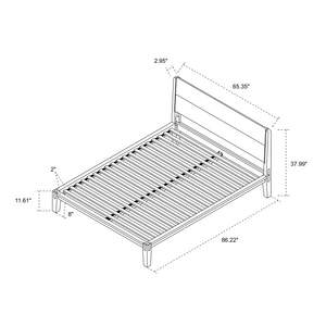 Luna Wood Tool-Free Bed - luxurious bed for modern homes | Image 12 | InSTYLE Home & Rugs