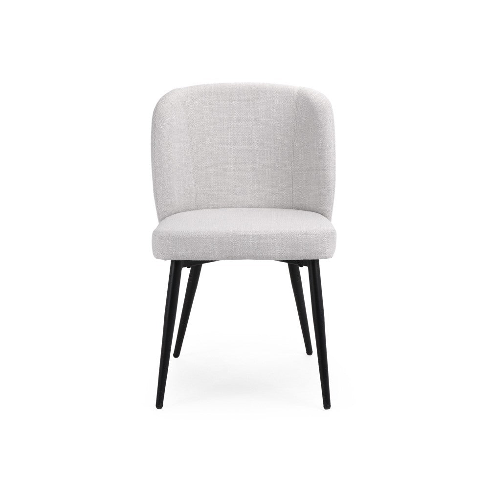 Fortina Dining Chair GY-DC-801BK Black Pu With Black Legs - elegant seating for dining areas | Image 1 | InSTYLE Home & Rugs