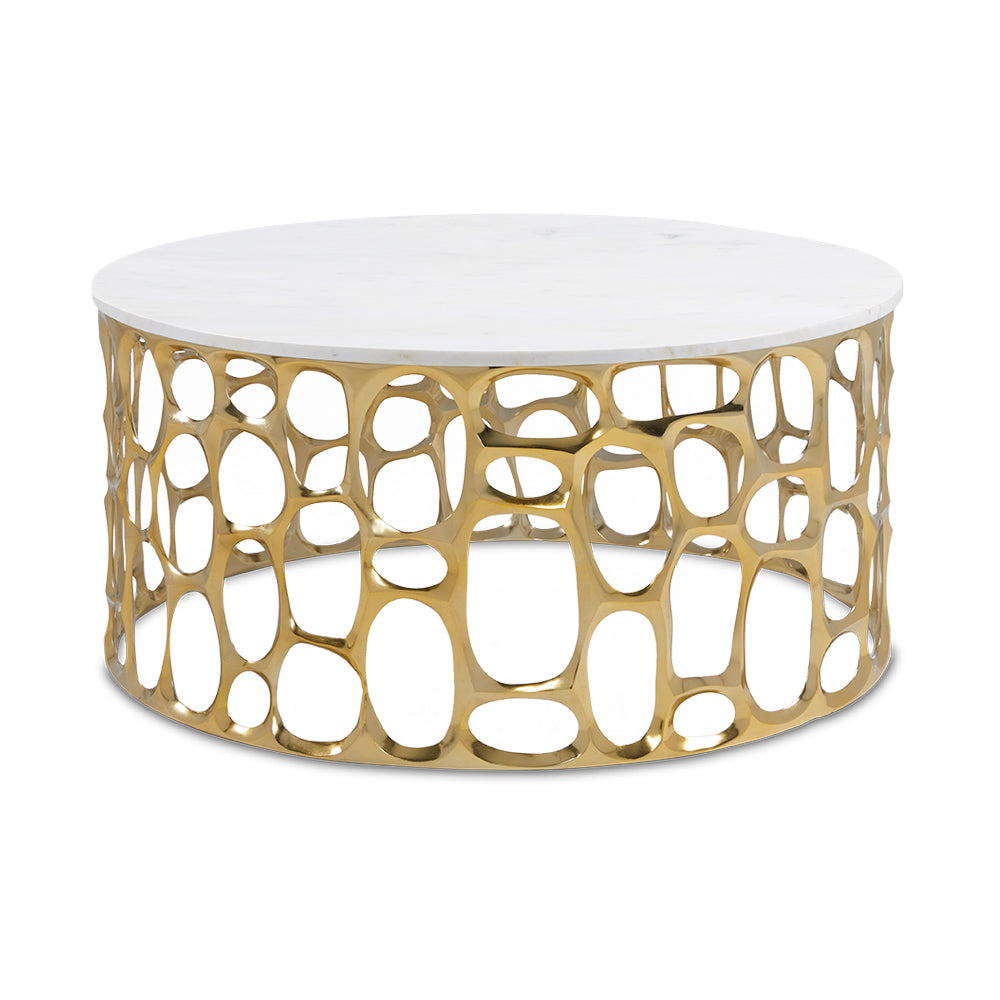 Mario Coffee Table With Marble Top GY-CT-2179G-WM - versatile tables for living rooms and entryways | Image 1 | InSTYLE Home & Rugs