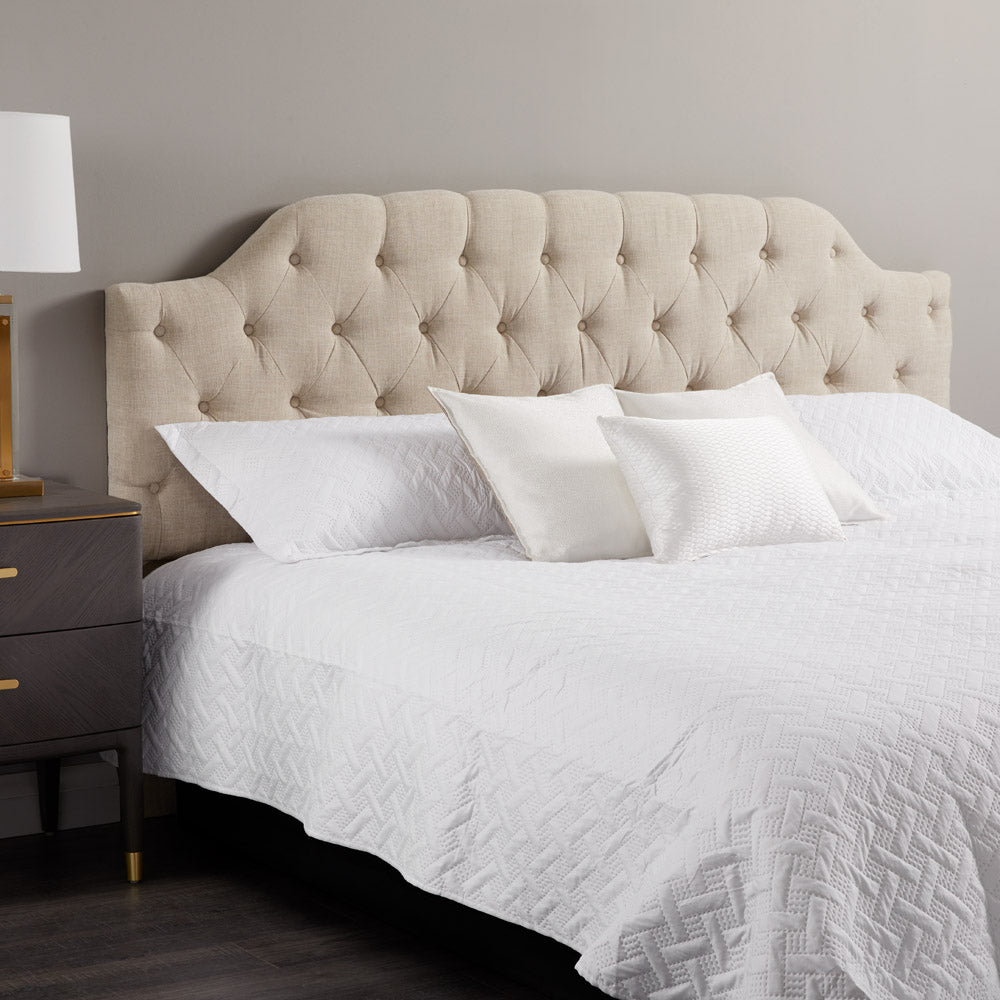 MATISSE Headboard GY-8068HB King Beige - luxurious beds for modern homes | Image 1 | InSTYLE Home & Rugs