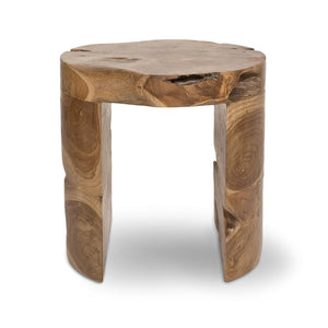 Natura Bundar Accent Table in solid Indonesian teak | InSTYLE Home & Rugs